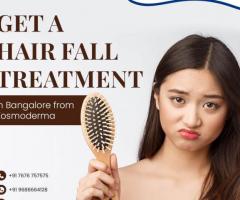 Restore Your Hair with Effective Hair Fall Treatment and Baldness at Kosmoderma, Bangalore