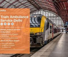 Get Quick and Reliable Train Ambulance Service in Delhi - Book Now!