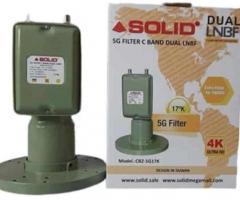 SOLID 5G FILTER 17K 65dB C-BAND DUAL OUT LNBF - 1