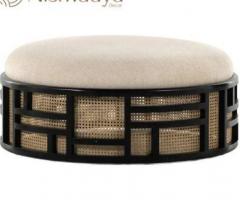 Nismaaya Decor Unwind in Style with our Luxurious Living Room Pouffes