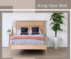 Buy a King Size Bed for the Ultimate Sleep Sanctuary at Nismaaya decor - 1