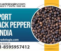 Import Black Pepper in India