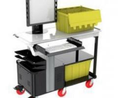 Mobile Pos Cart Durable And Multi-purpose - Powercart Systems Inc. - 1