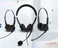 Call Center Headphones With Mic | DASSCOM - 1