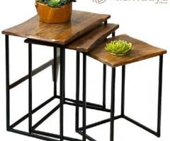 Elevate Your Space with our Nest of Side Tables - Nismaaya Decor