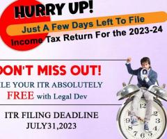 Get Free ITR Filing Service in India By Legal Dev - 1