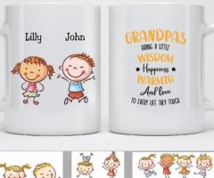 Best Personalized Gifts for Grandpa Birthday by Make Bright Gifts