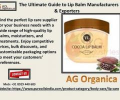 The Ultimate Guide to Lip Balm Manufacturers & Exporters