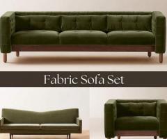 Buy Luxurious and Fabric Sofa Sets Online at Nismaaya Decor