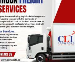 Efficient and Reliable Truck Freight Services