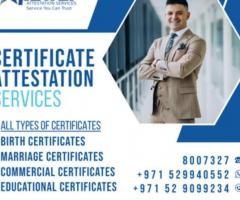 Certificate attestation in UAE