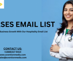 100% Opt-in Nurses Email List Providers In USA-UK