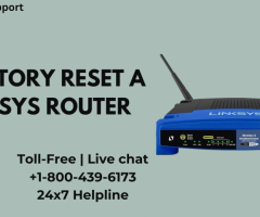 Factory Reset a Linksys Router | +1-800-439-6173 | Linksys Support | Extender &    Velop Support - 1
