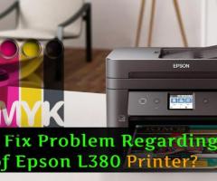 Problem Regarding Color of Epson L380 Printer