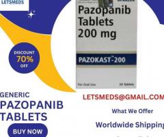 Buy Indian Pazopanib 200mg Tablets Online Cost Singapore Philippines USA