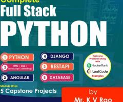 Attend a Free Demo On Full Stack PYTHON by Mr. K.V.Rao