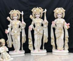 Discover the Divine Ram Darbar Marble Moorti Manufacturer in Jaipur - 1