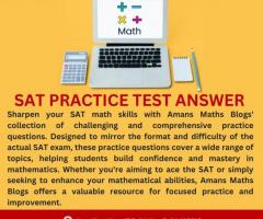 SAT Practice Test Answer