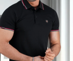 Solid Color Polo T-Shirt at cheap price