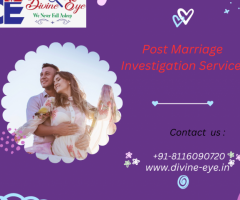 Divine Eye - Post Marriage Investigation Services in Kolkata