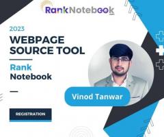 Buy The Best Webpage Source Tool - Rank Notebook - 1