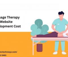 Best Massage Therapy Website Development Cost - 1