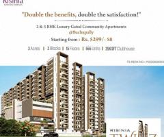 Gated Community Flats for Sale in Bachupally | The Twinz by Risinia - 1