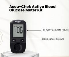 Accu-Chek Active Blood Glucose Meter Kit| Glucometer strip at cureka