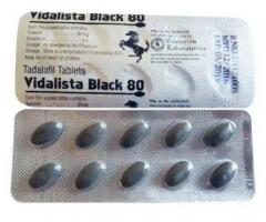 Buy Vidalista Black 80 Mg tablets online & Treat ED and Premature Ejaculation Simultaneously