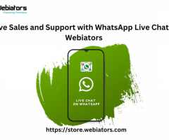Drive Sales and Support with WhatsApp Live Chat By Webiators