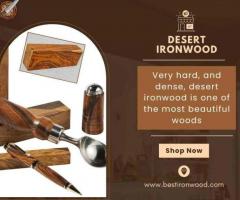 Why Is Desert Ironwood the Preferred Material for Making Knife Blanks?