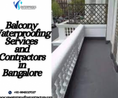 Balcony Waterproofing Services and Contractors in Sampangiramnagar