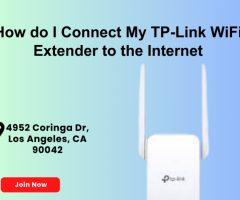 How do I connect my TP-Link WiFi Extender to the Internet +1-800-487-3677
