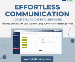 Effortless Communication Voice Broadcasting Service