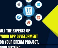 Call the experts of Hybrid App Development for your dream project, Mobiloitteinc. - 1
