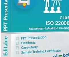 Editable ISO 22000 Training PPT Presentation Kit