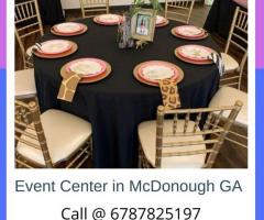 For event venues in McDonough GA, contact JW Event Suite