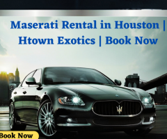 Maserati Rental in Houston | Htown Exotics | Book Now