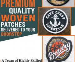 Get Premium Quality  Custom Woven Patches Delivered to Your Doorstep