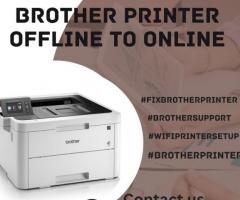 Brother Printer Offline to Online | +1-877-372-5666 | Brother Support