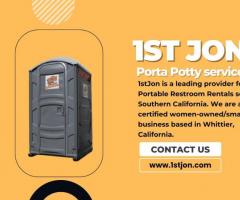 1st Jon Provides Top-Rated Porta Potty Service For Your Events