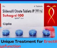Suhagra 100 Mg Tablet - Best Medicine for Erectile Dysfunction - 1