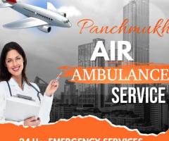 Choose Reliable Panchmukhi Air Ambulance Services in Kolkata with CCU and ICU
