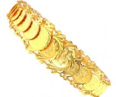 22ct Gold Coin Bracelet