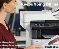 Brother Printer Keeps Going Offline |+1-877-372-5666 | Brother Support