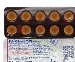 Buy Pain O Soma 500 mg Online - Powerful Muscle Relaxant for Pain Relief!