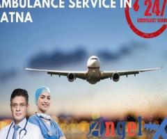 Hire Angel Air Ambulance in Patna with the World's Best Medical Equipment - 1