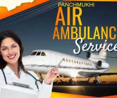 Obtain Hi-tech Panchmukhi Air Ambulance Services in Patna with Ventilator