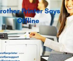 Brother Printer Says Offline | +1–877–372–5666 | Brother Support - 1