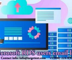 Verified, Microsoft RDS Users Email List In US - UK